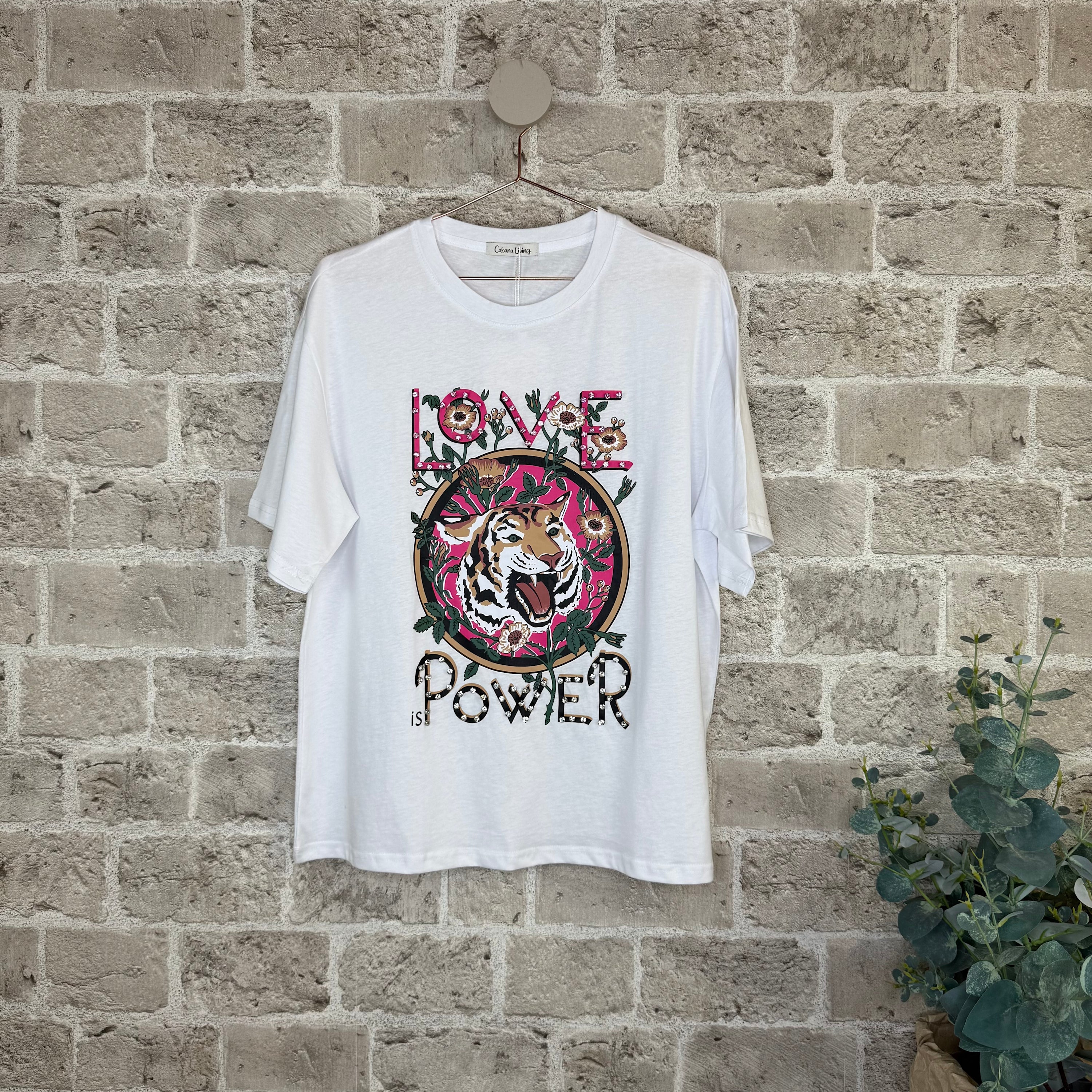 T-shirt Tiger Love Power