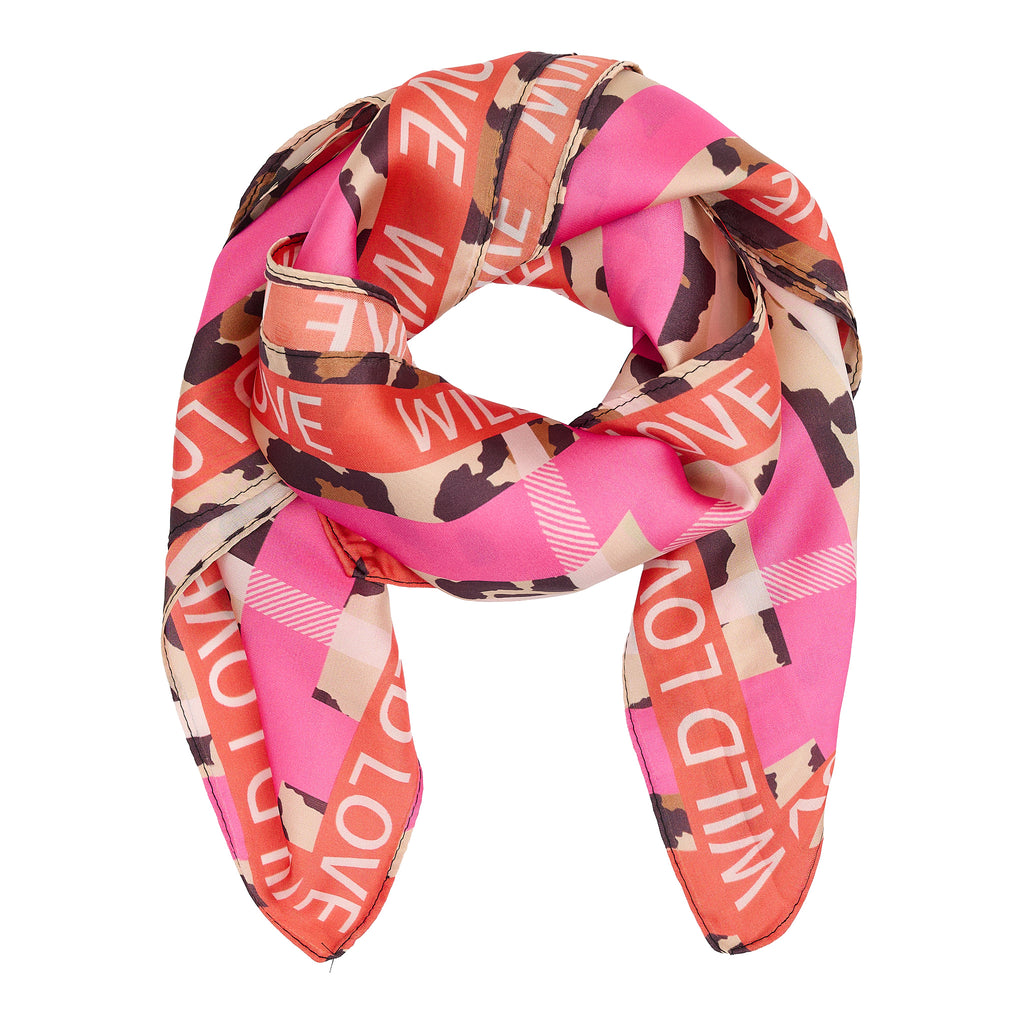 Mdc Juline Scarf Fuxia - Red Leo