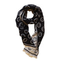 Smile Scarf - black/beige