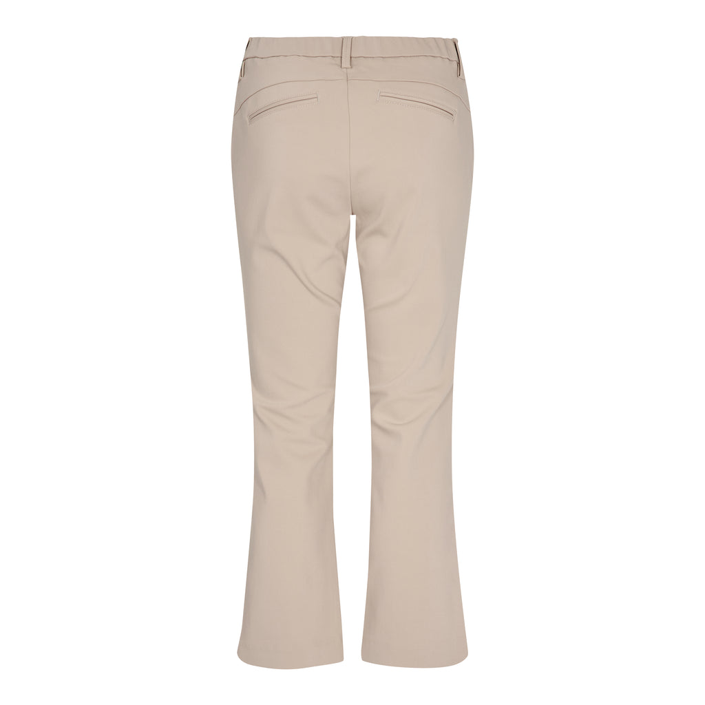 IVY-Alice Cropped Flare Pant - Beige