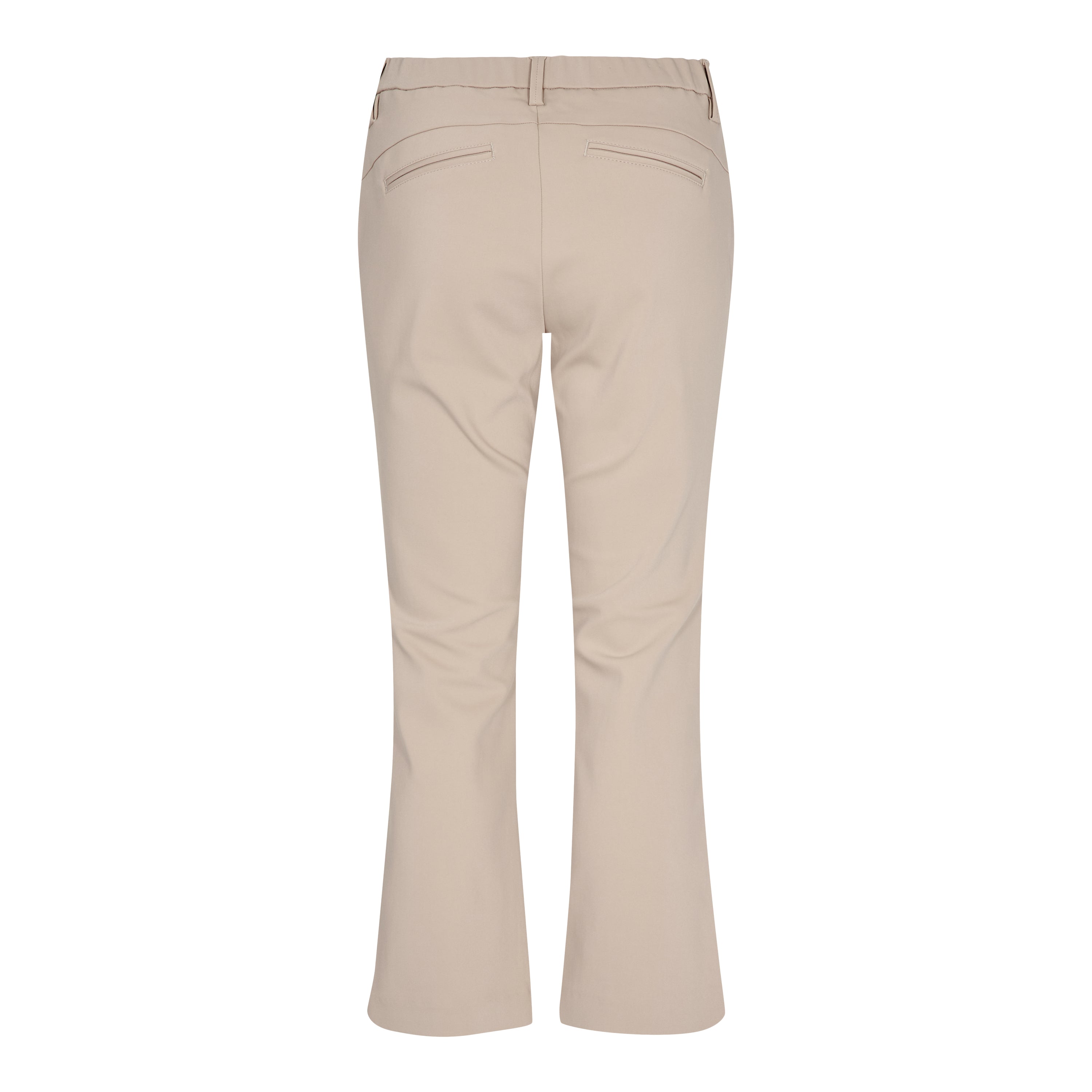 IVY-Alice Cropped Flare Pant - Beige