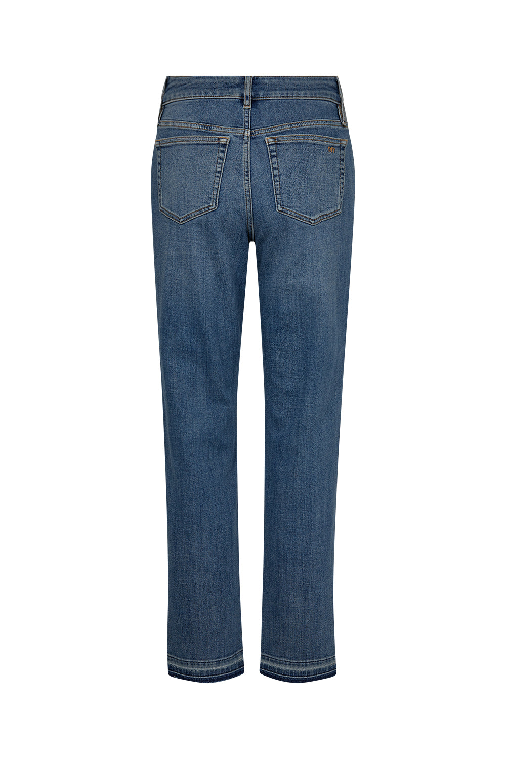 IVY-Tonya Cropped Hem Jeans Wash Greenwich