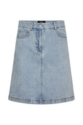 IVY-Henna Skirt Wash Preston - Ljusblå Denimkjol A-linje