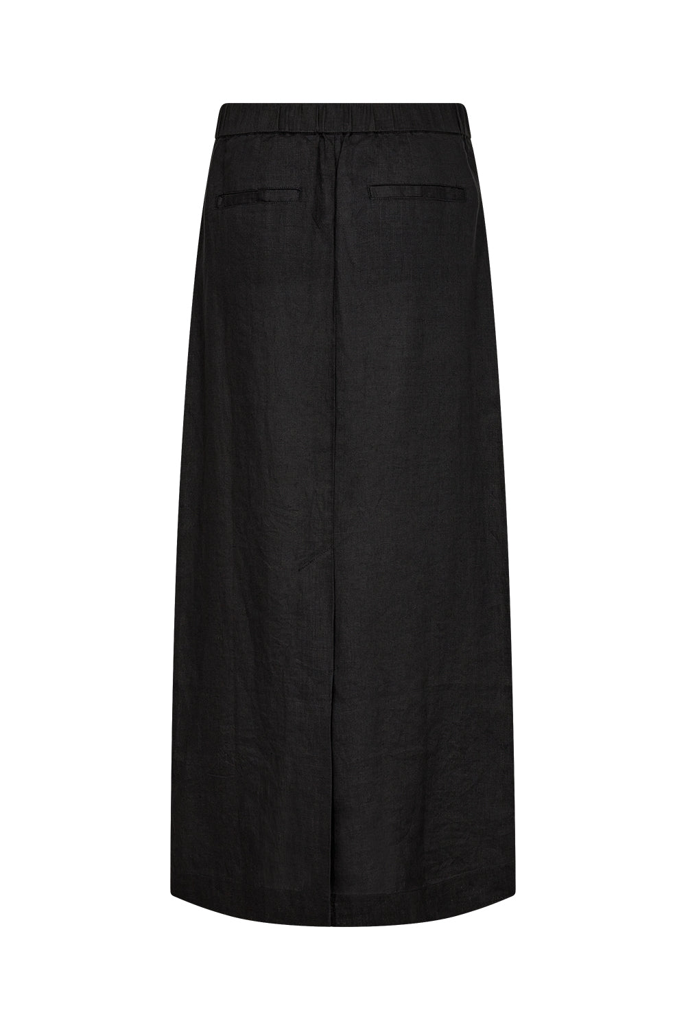 IVY-Augusta 70's Linen Skirt - Black