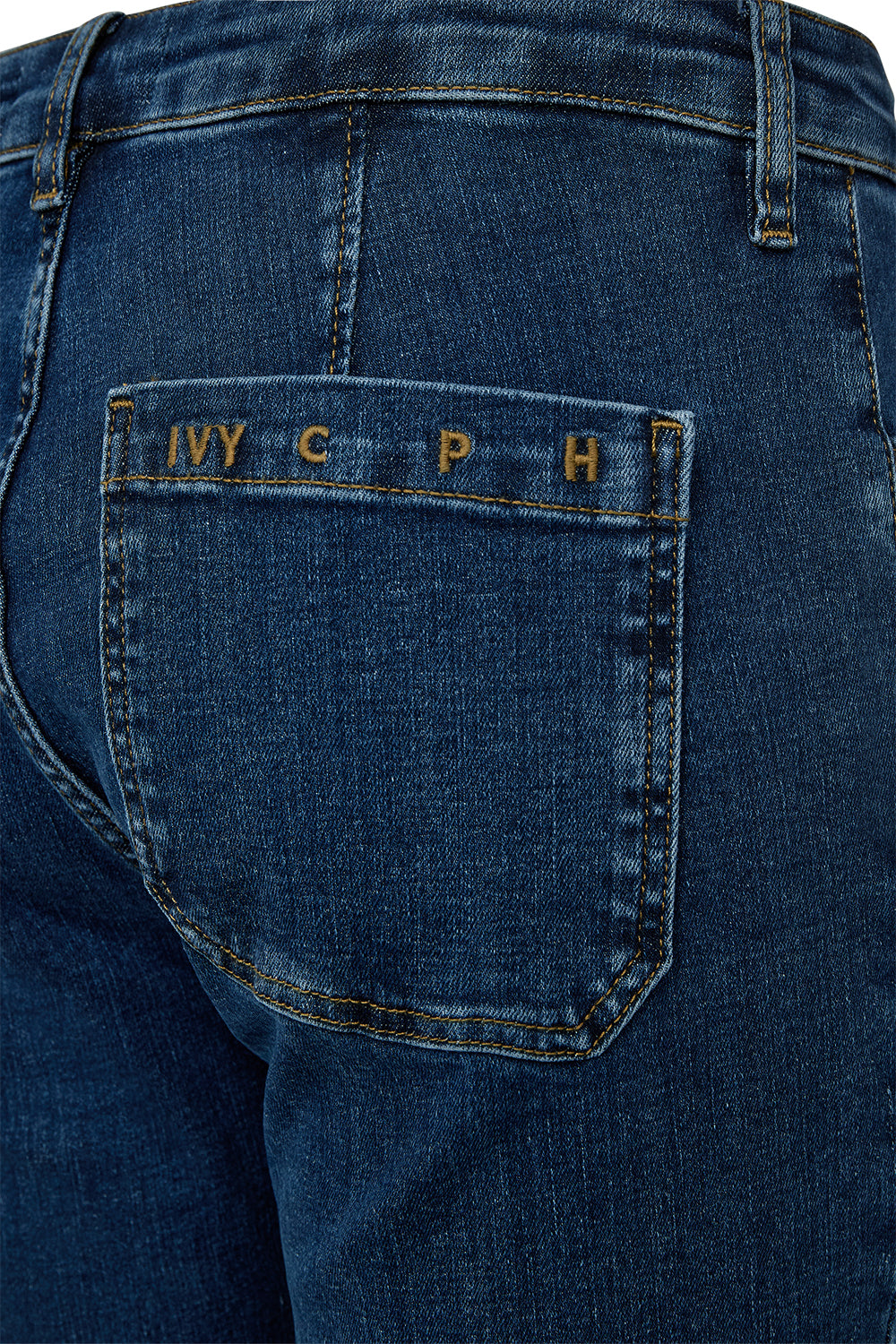 IVY Charlotte bootcutjeans – Undone Mid Indigo
