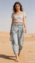 Baggy Jeans – Avslappnad Passform | Onesize