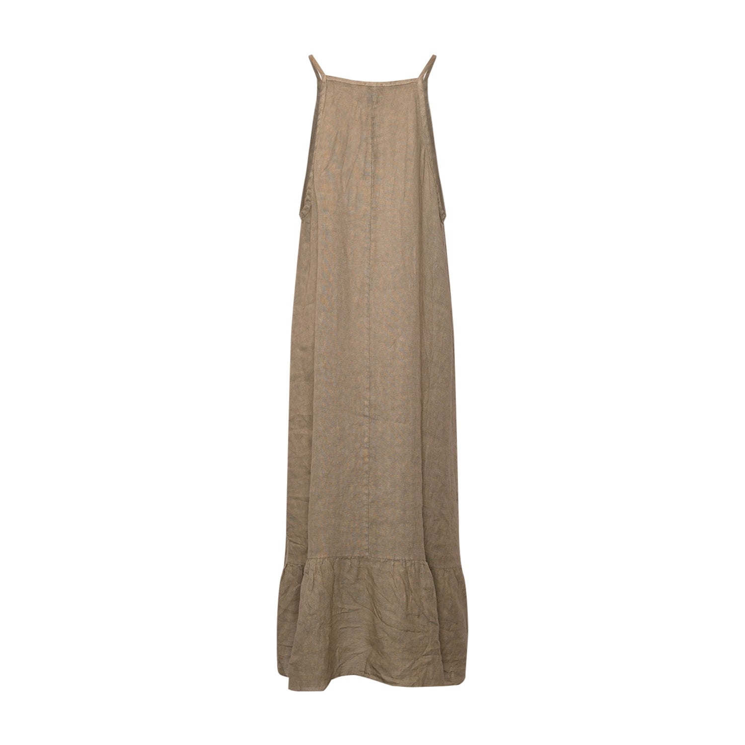 Iney Lång Linneklänning – Beige