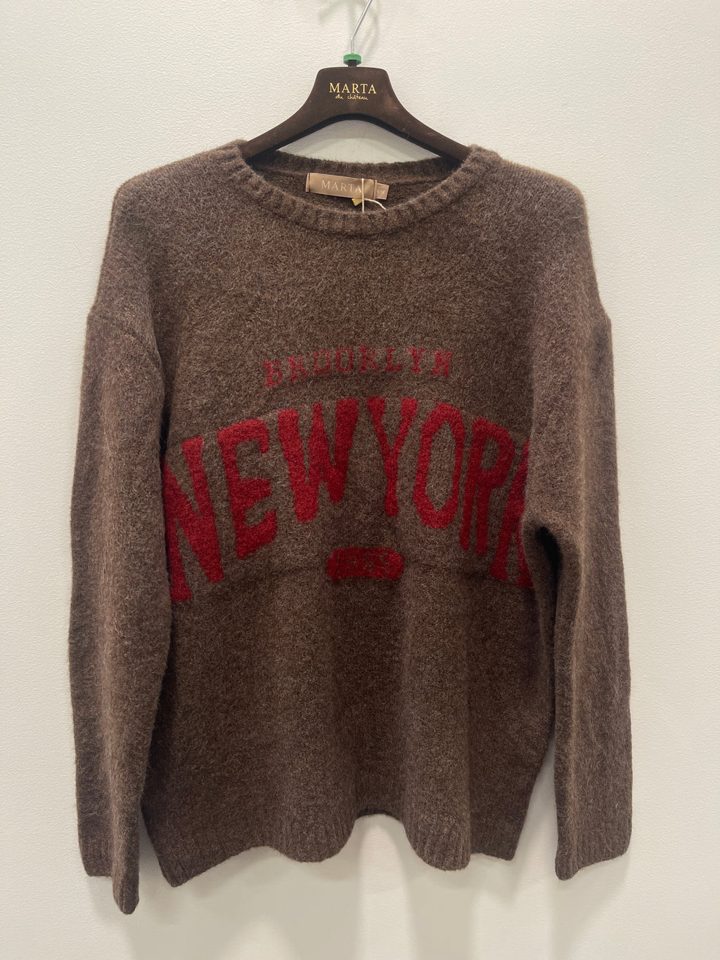 Mara Knit Fango - Stickad Tröja med Ull Marta du Chateau