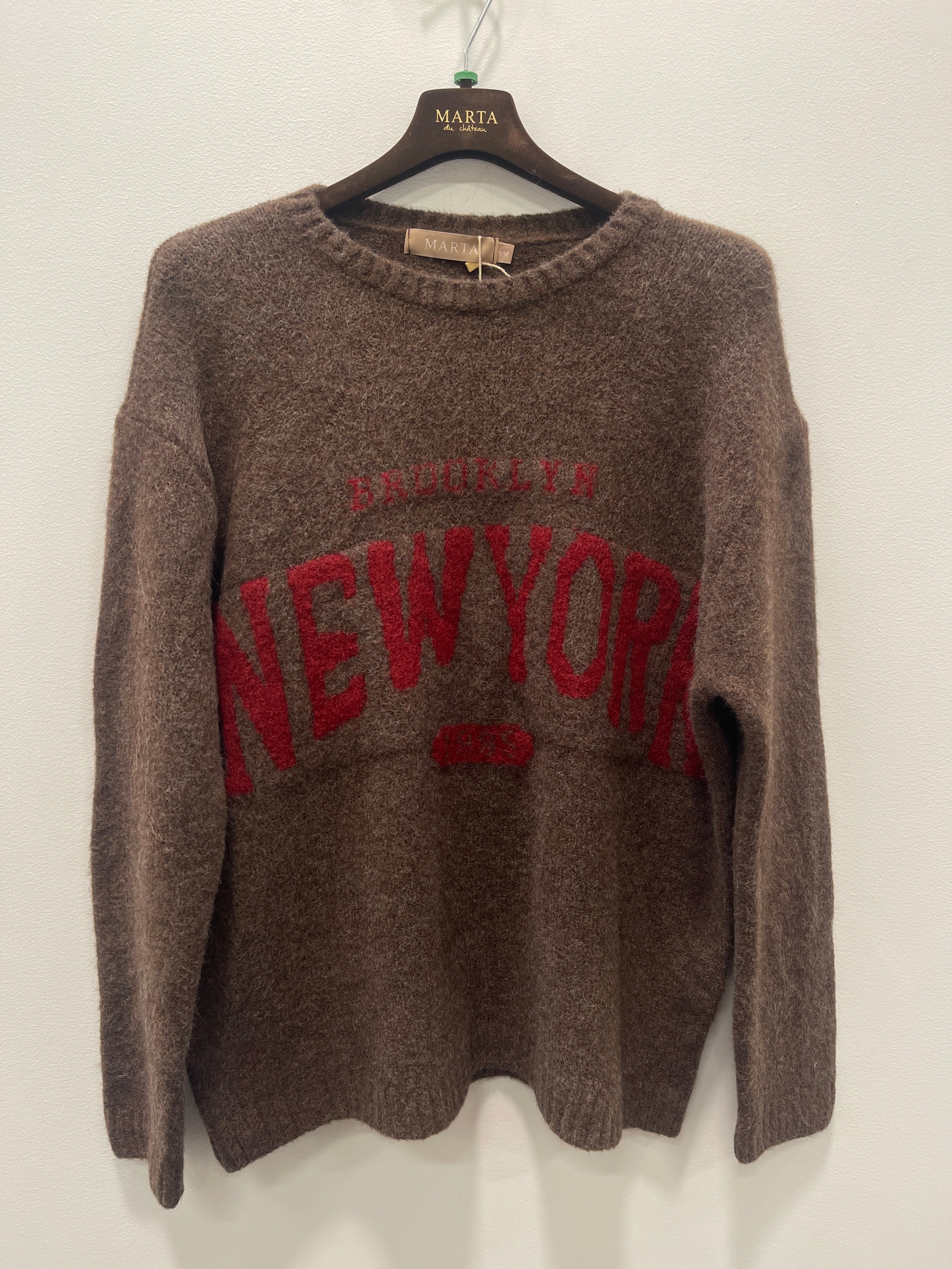 Mara Knit Fango - Stickad Tröja med Ull Marta du Chateau