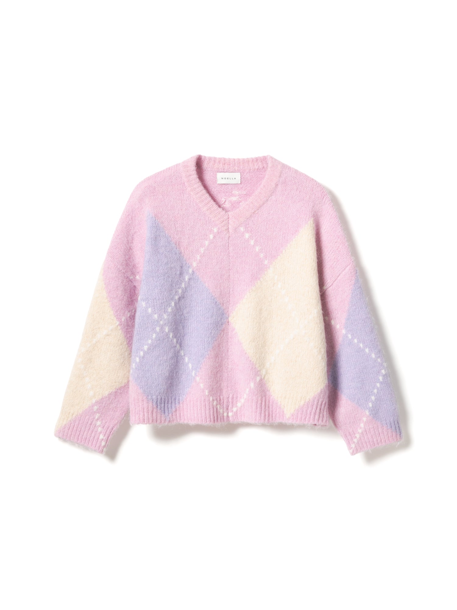 Lai Knit Rosa Mix - Stickad Tröja från Noella