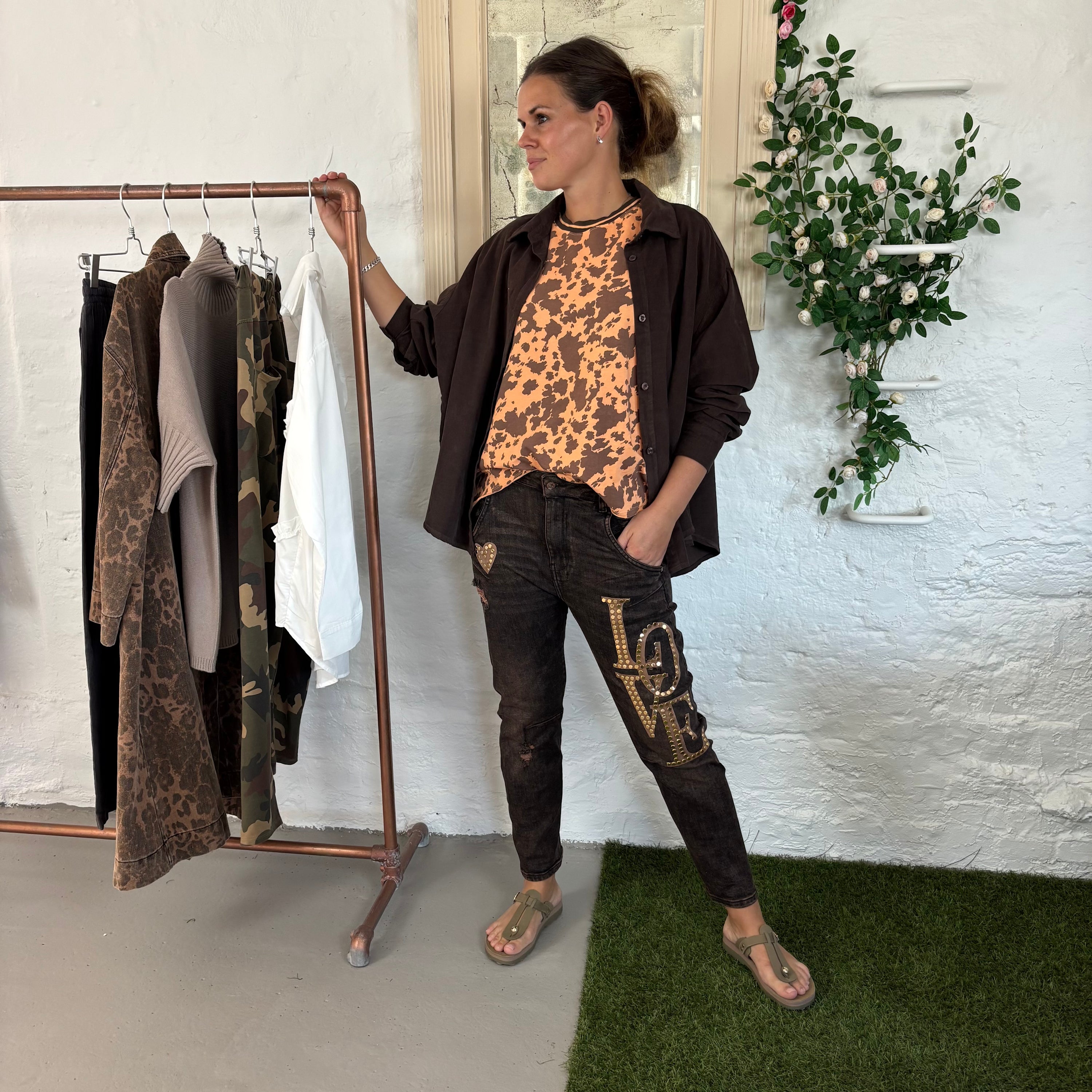 Lovely Brown denim - Jeans