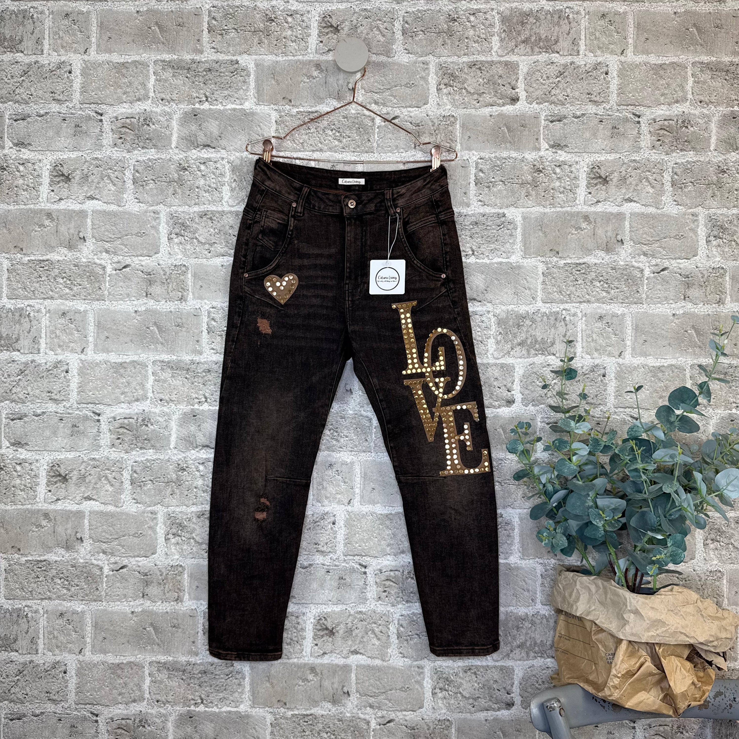 Lovely Brown denim - Jeans