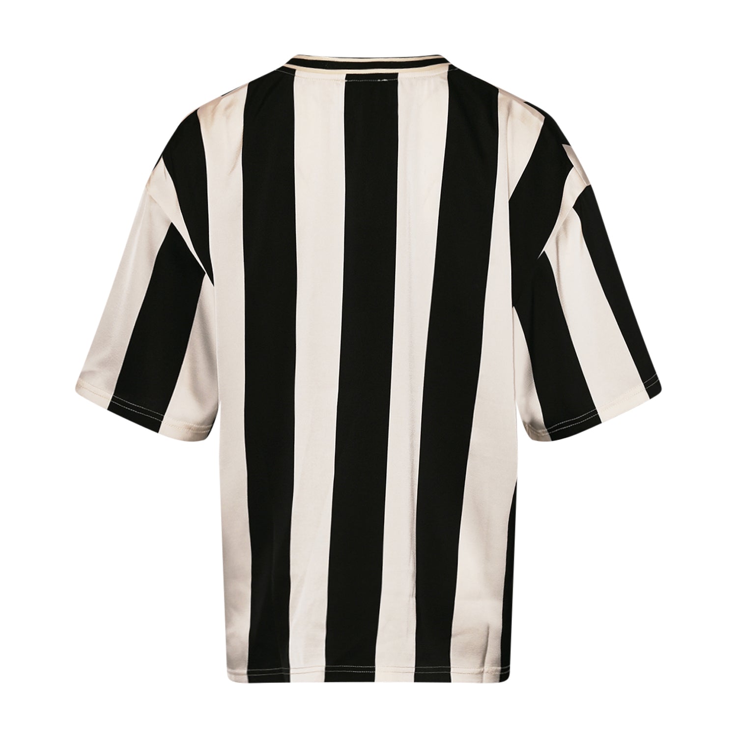 Lucena Blouse Black Ivory Stripe