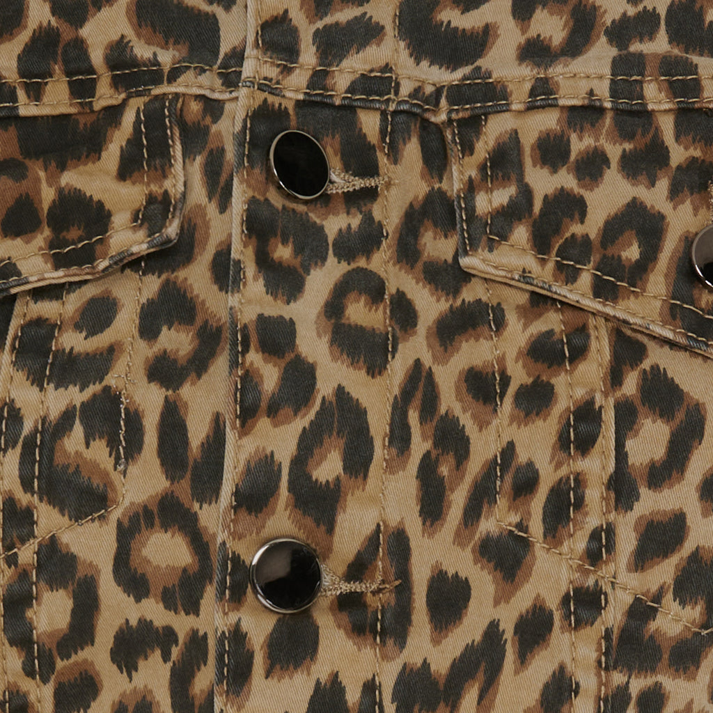 Mdc Adna Jeansjacket Leopard