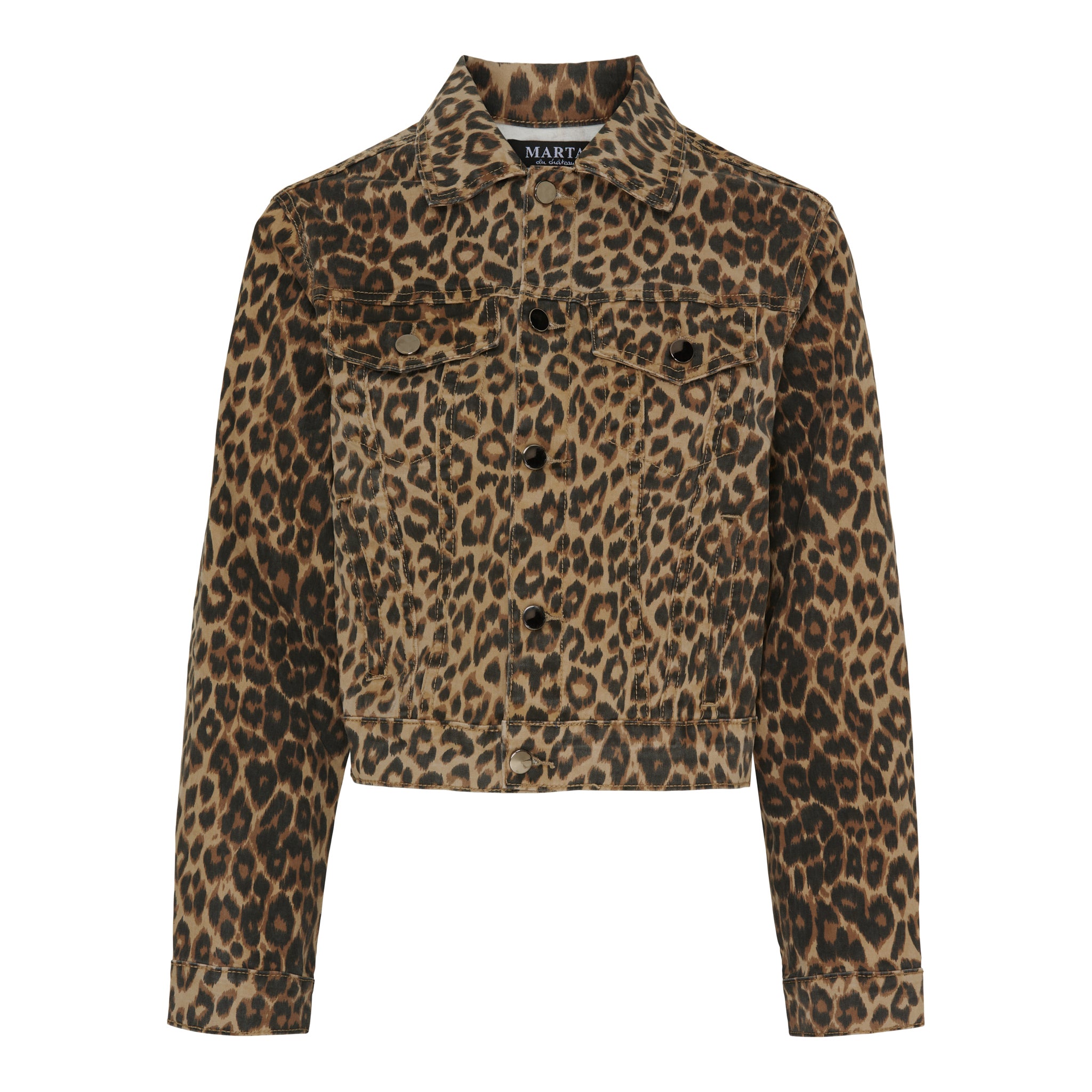 Mdc Adna Jeansjacket Leopard
