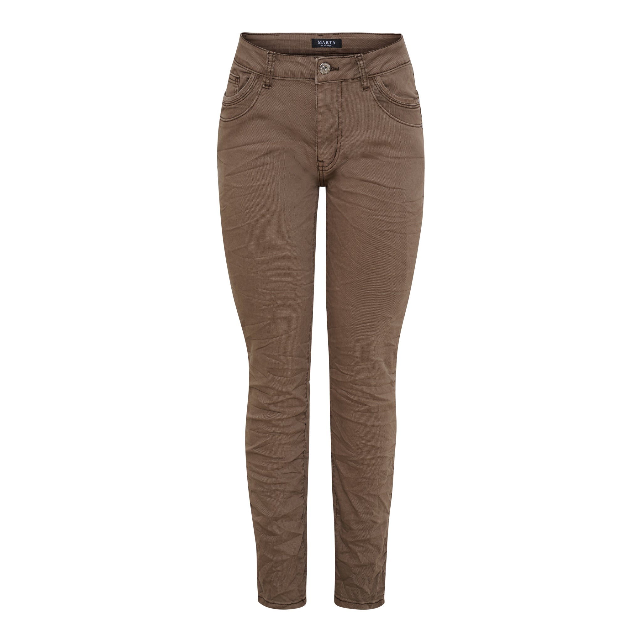 Nora Jeans Mocha Brown – Slim Fit | Marta du Chateau