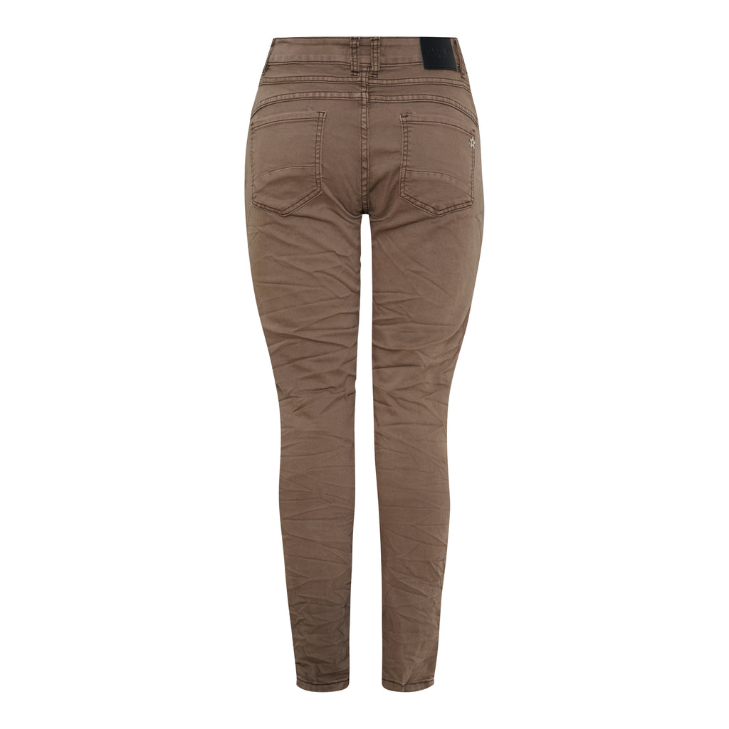 Nora Jeans Mocha Brown – Slim Fit | Marta du Chateau