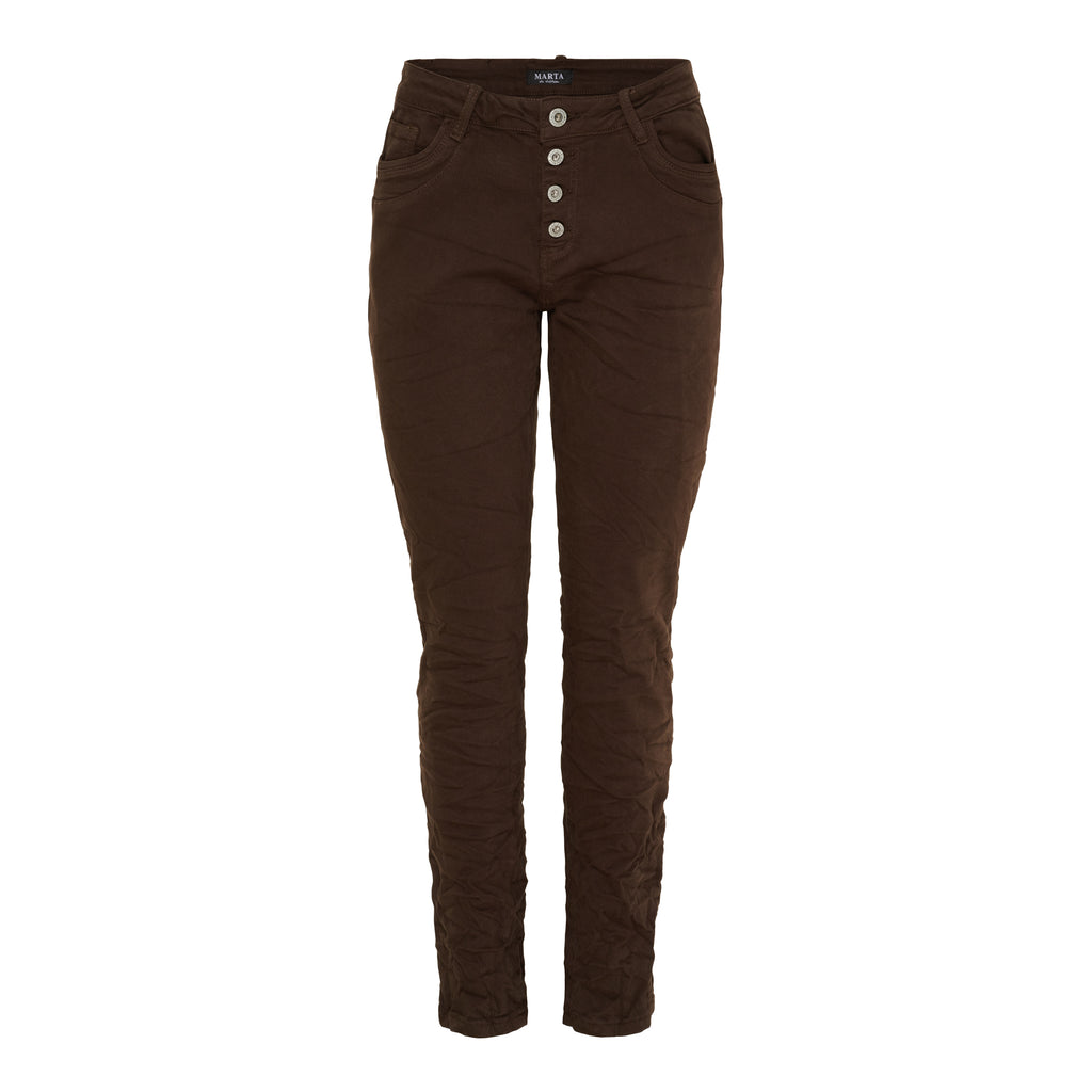 MDC Noma Jeans - mörkbrun