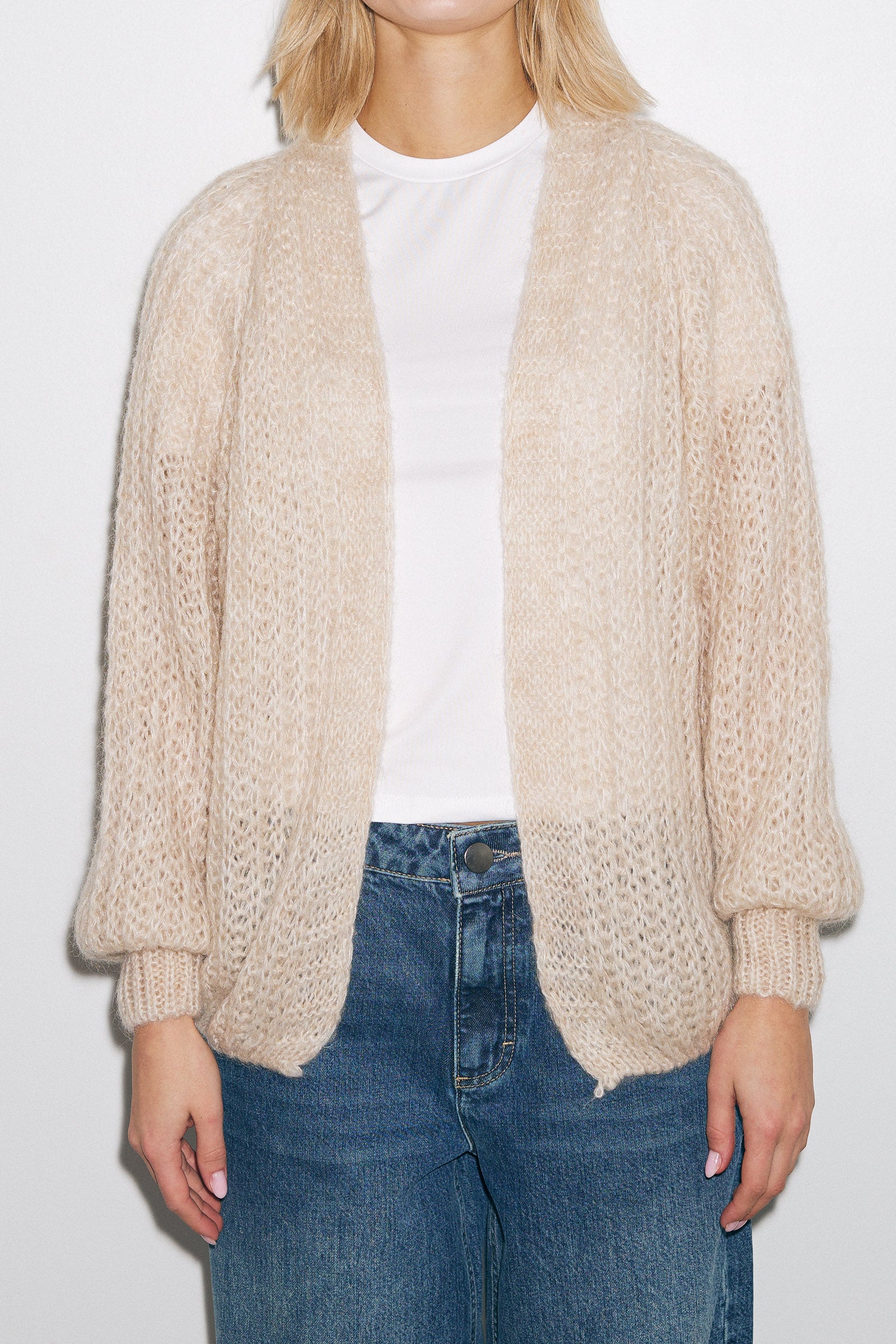 Joseph Knit Cardigan Beige