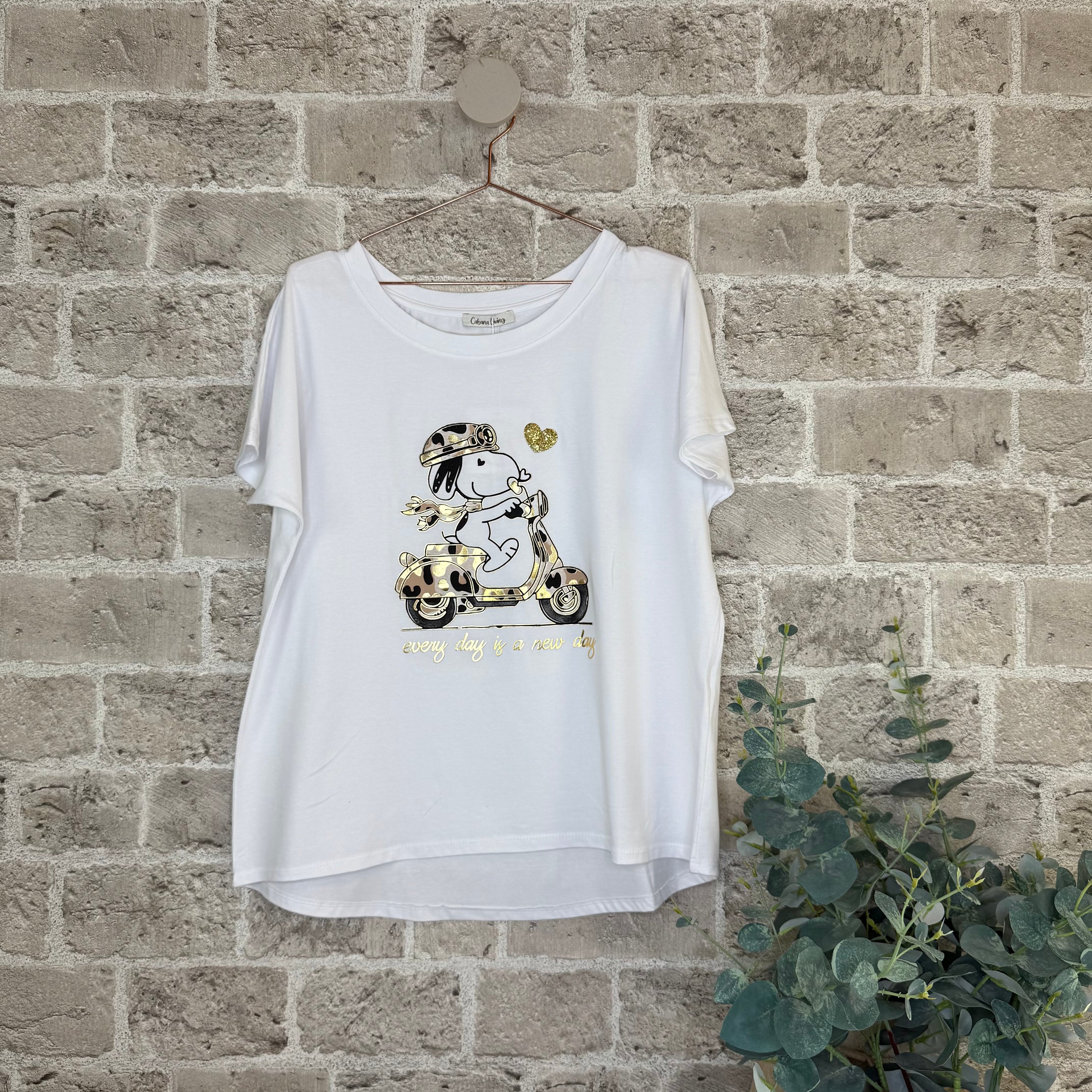 Snoopy T-shirt - Camo - Vespa