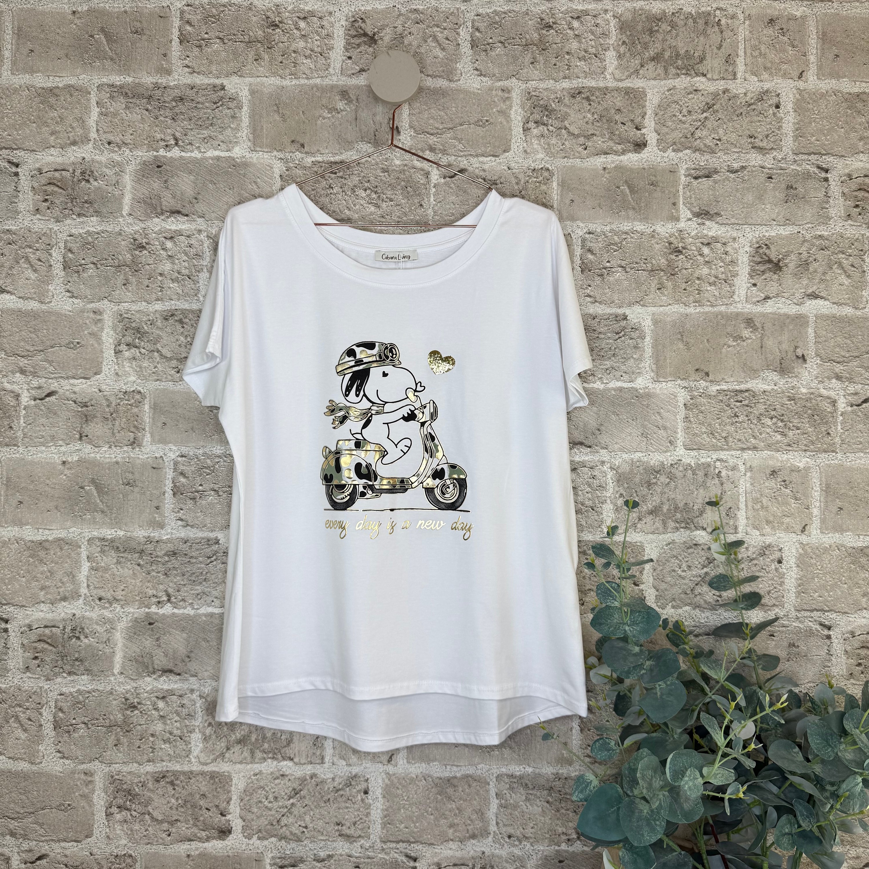 Snoopy T-shirt - Camo - Vespa