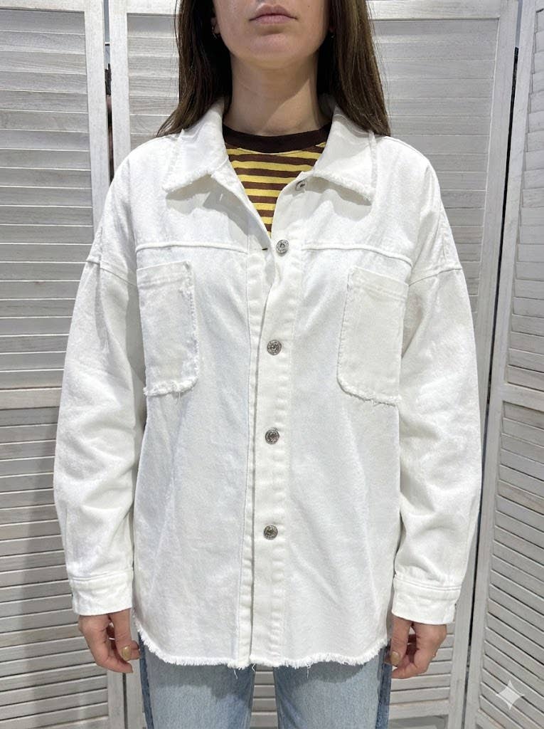 Begränsad Upplaga Denimjacka med Grafiskt mönster