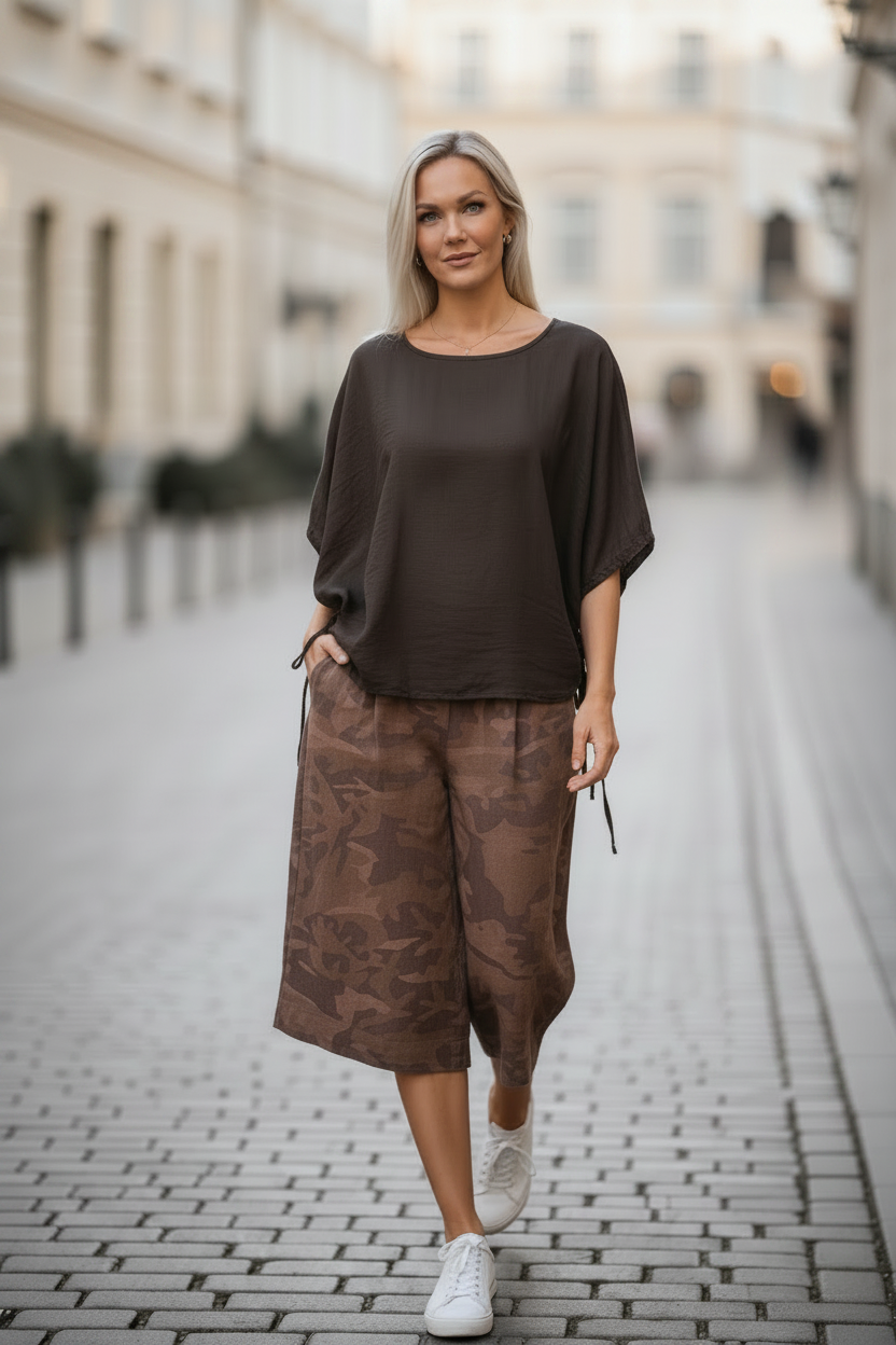 Annalise Blouse – Neutralt ljus