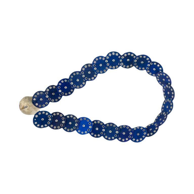 Handgjord läderbälte Brun