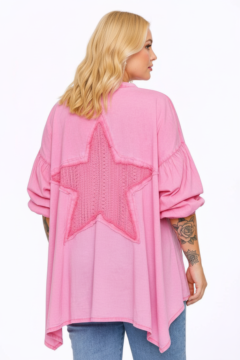 Baksida - Stor virkad stjärna