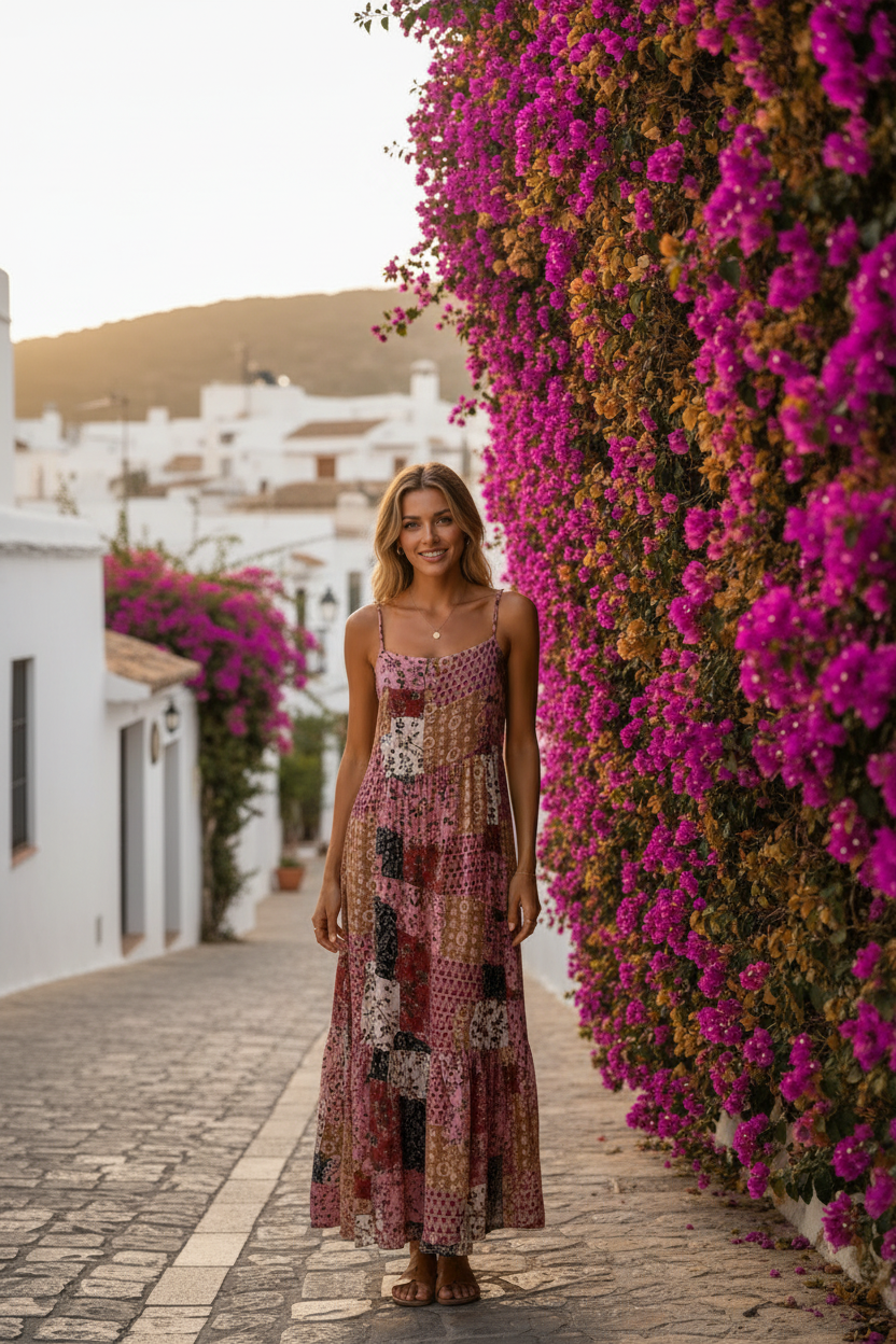 Bougainvillea pose
