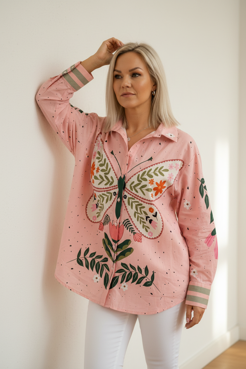 Bryna Shirt – lutar mot vägg