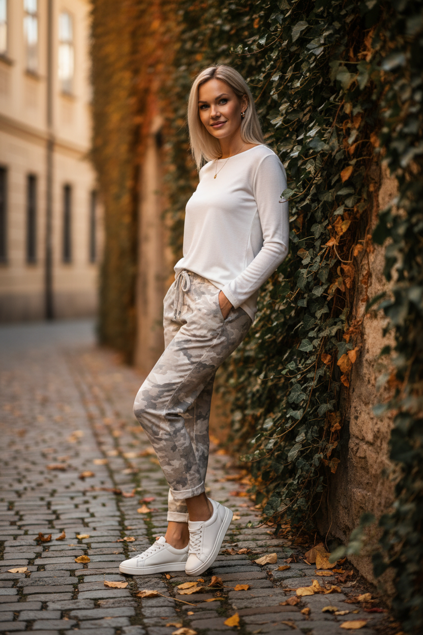 Camo Joggers – Editorial 2