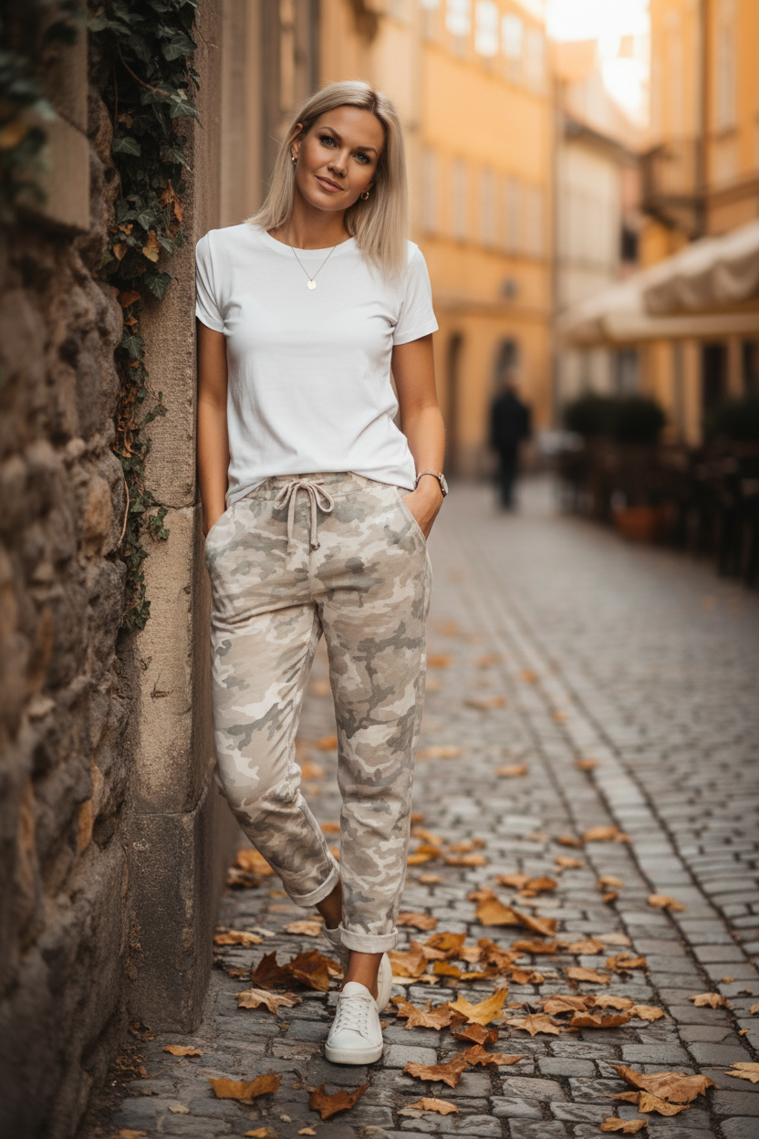 Camo Joggers – Modell 1