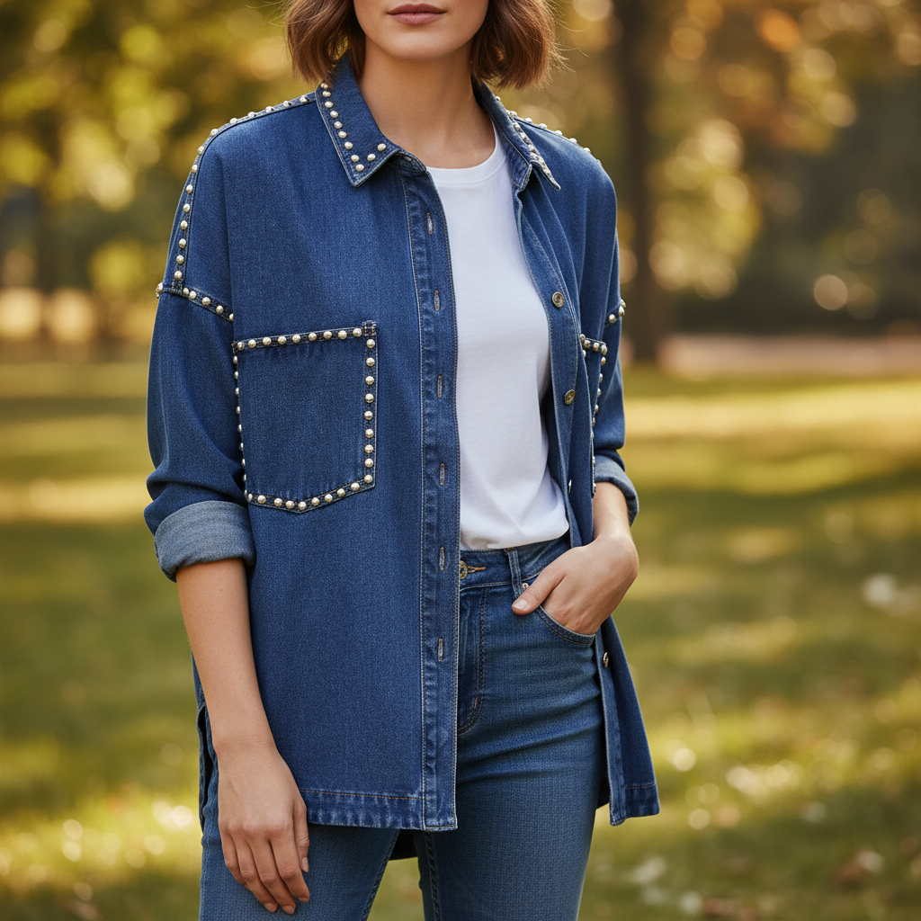 Casual chic med vit t-shirt