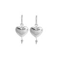 Devil heart earrings - stainless steel