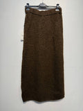 Knitted skirt with alpaca - Chocolate