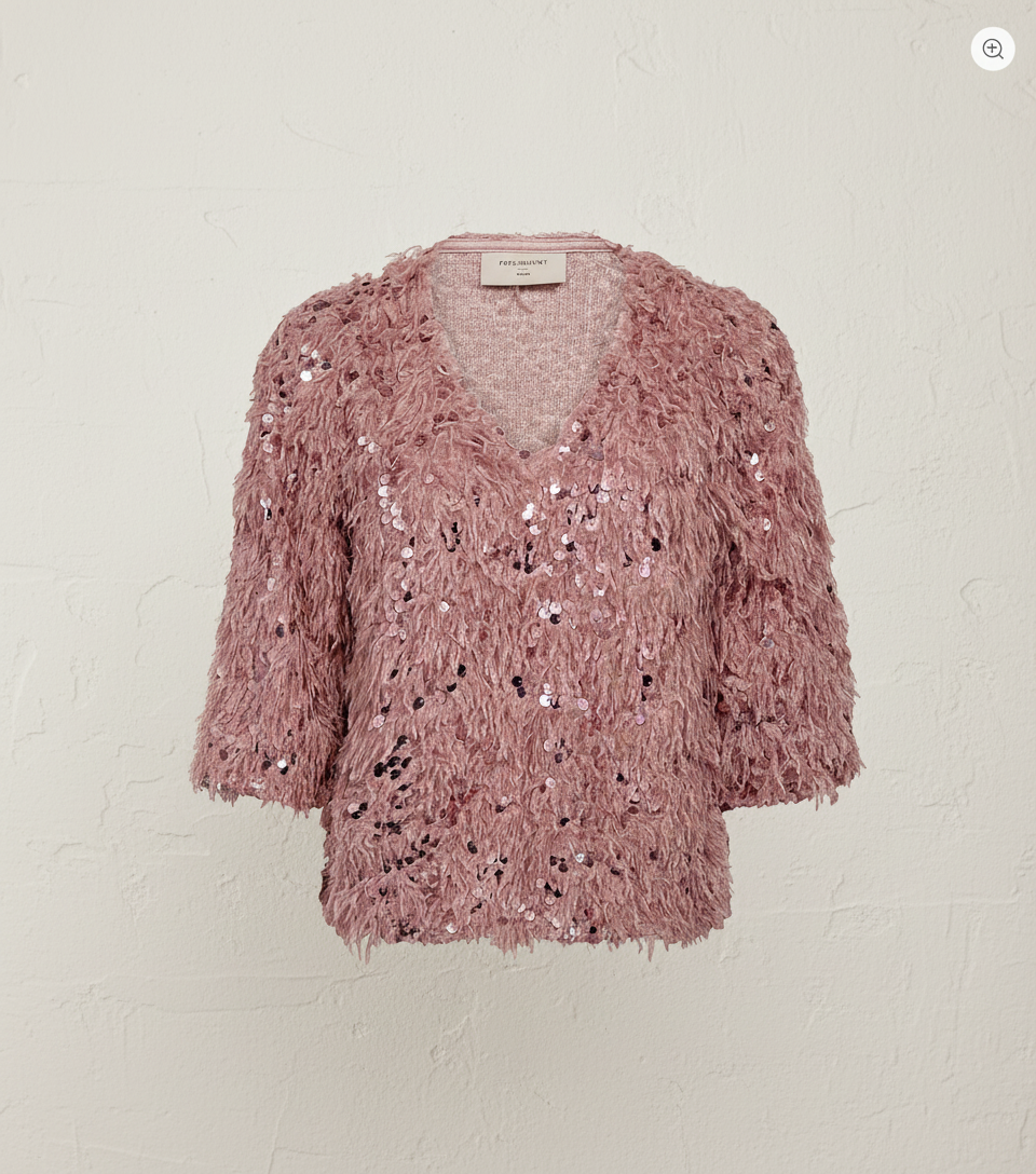 Förbättrad produktbild paljetttopp