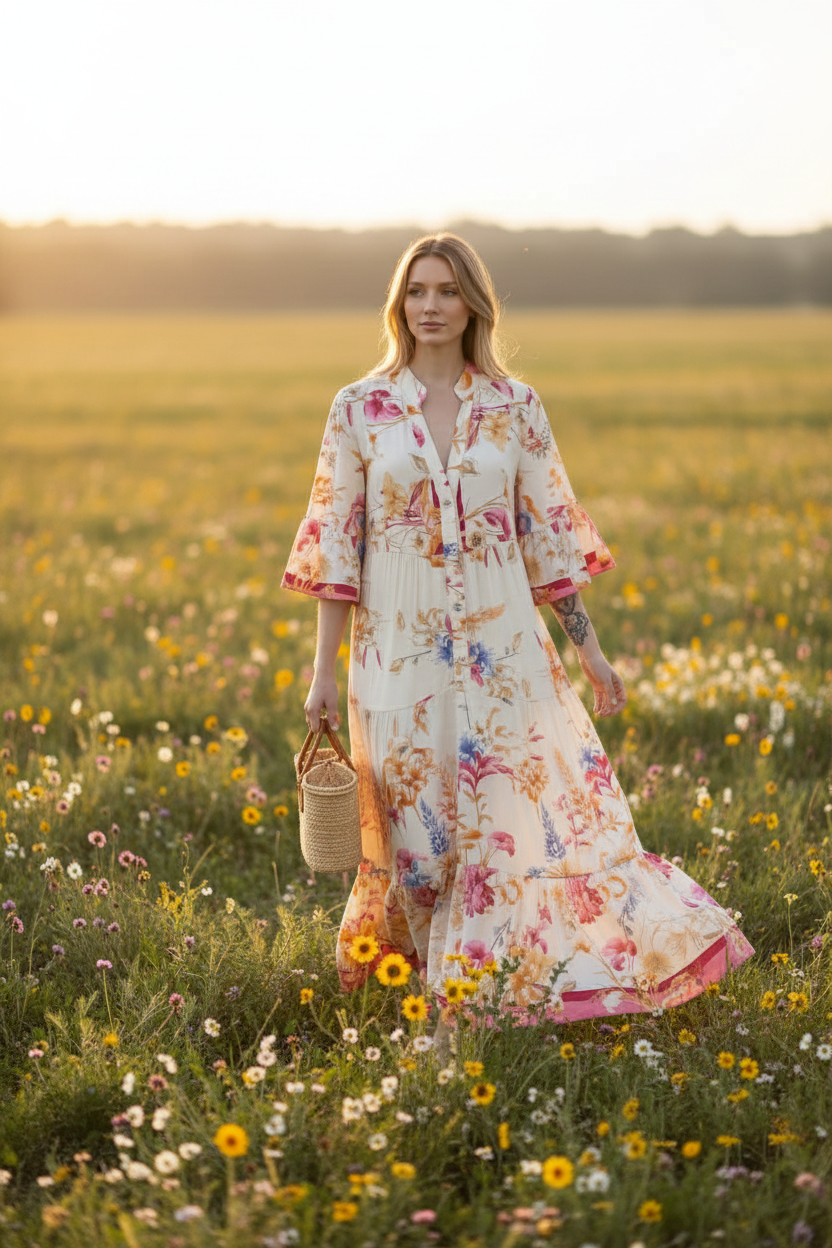 Floral Maxi Dress Meadow