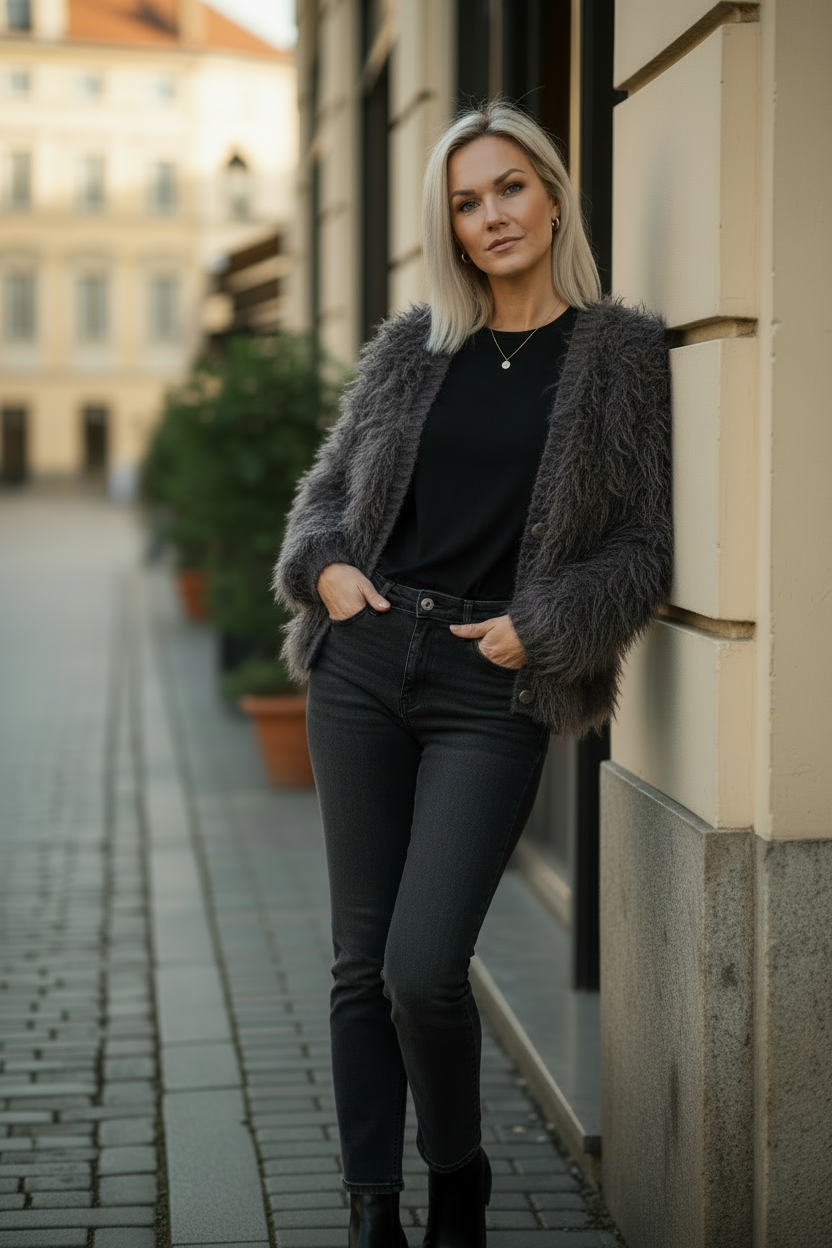 Fluffy Knit – Mot kameran