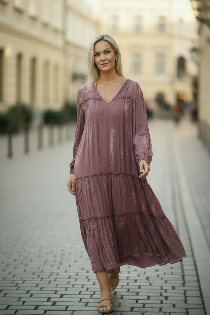 Framifrån gående