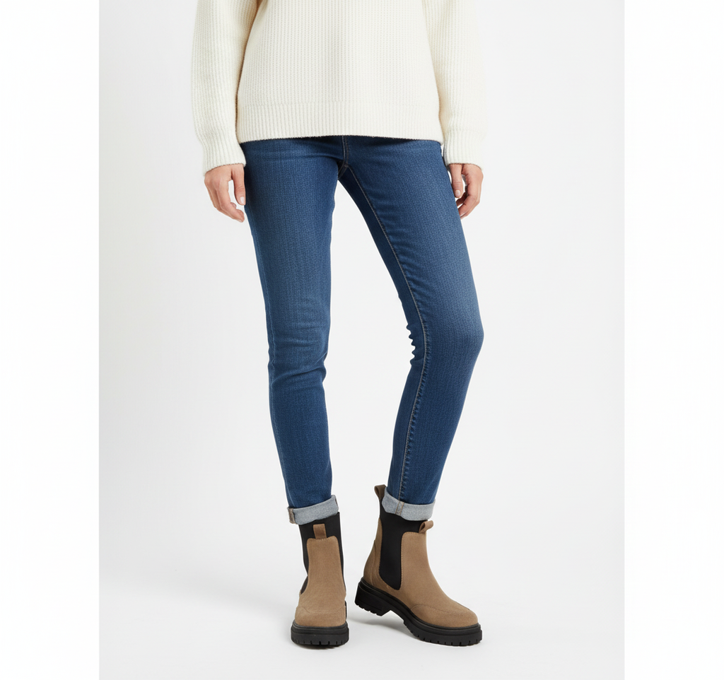 Frontvy med vit bakgrund