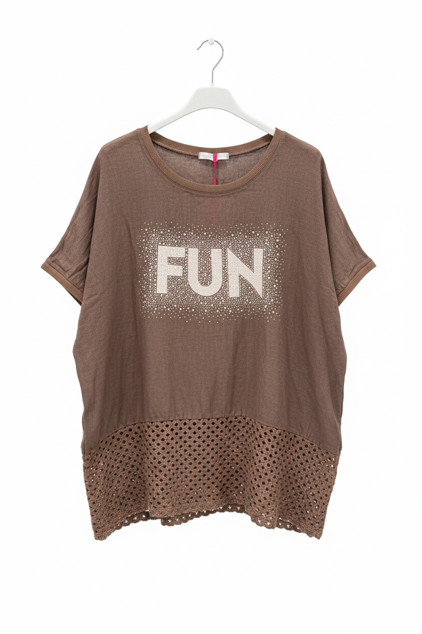 FUN Topp – Brun produktbild