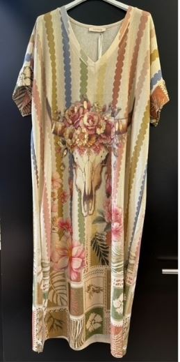 Boho Skull Maxi Klänning