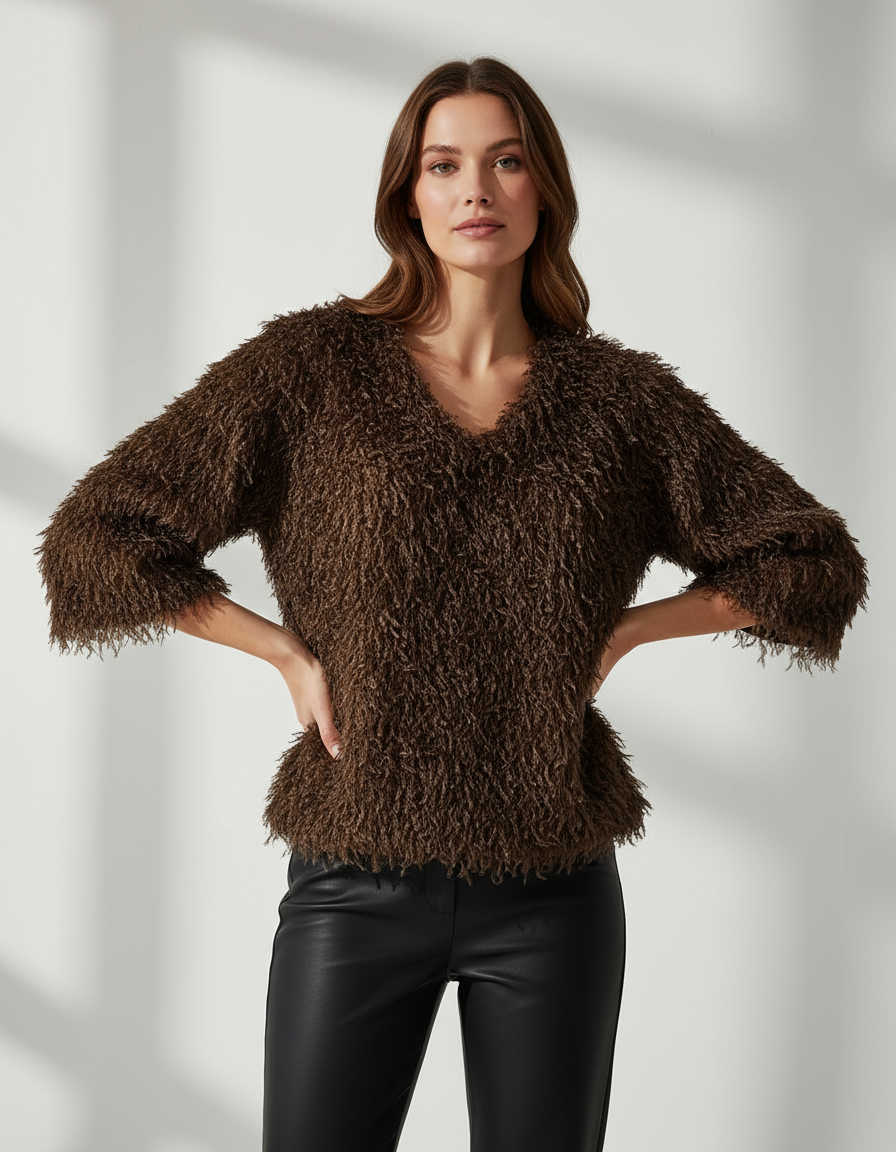 FQNOLA-BLOUSE -Morel