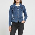 Coss Denim Jacket Denim - Klassisk Jeansjacka Costamani
