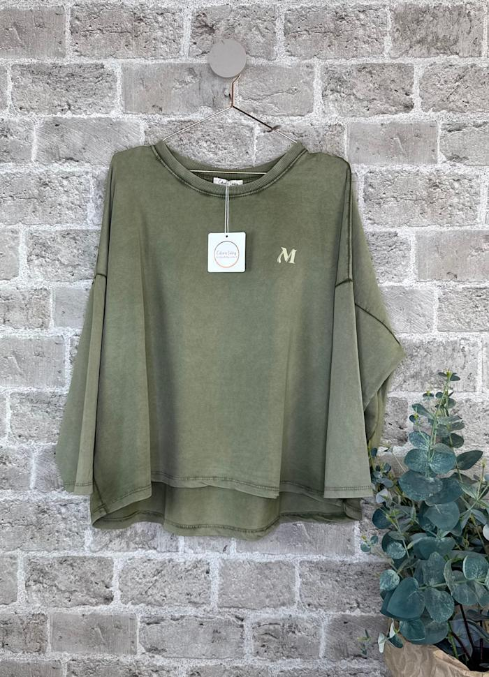 Median Sweatshirt Me Against The World - Kaki Onesize