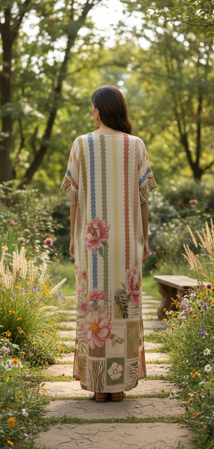 Boho Skull Maxi Klänning