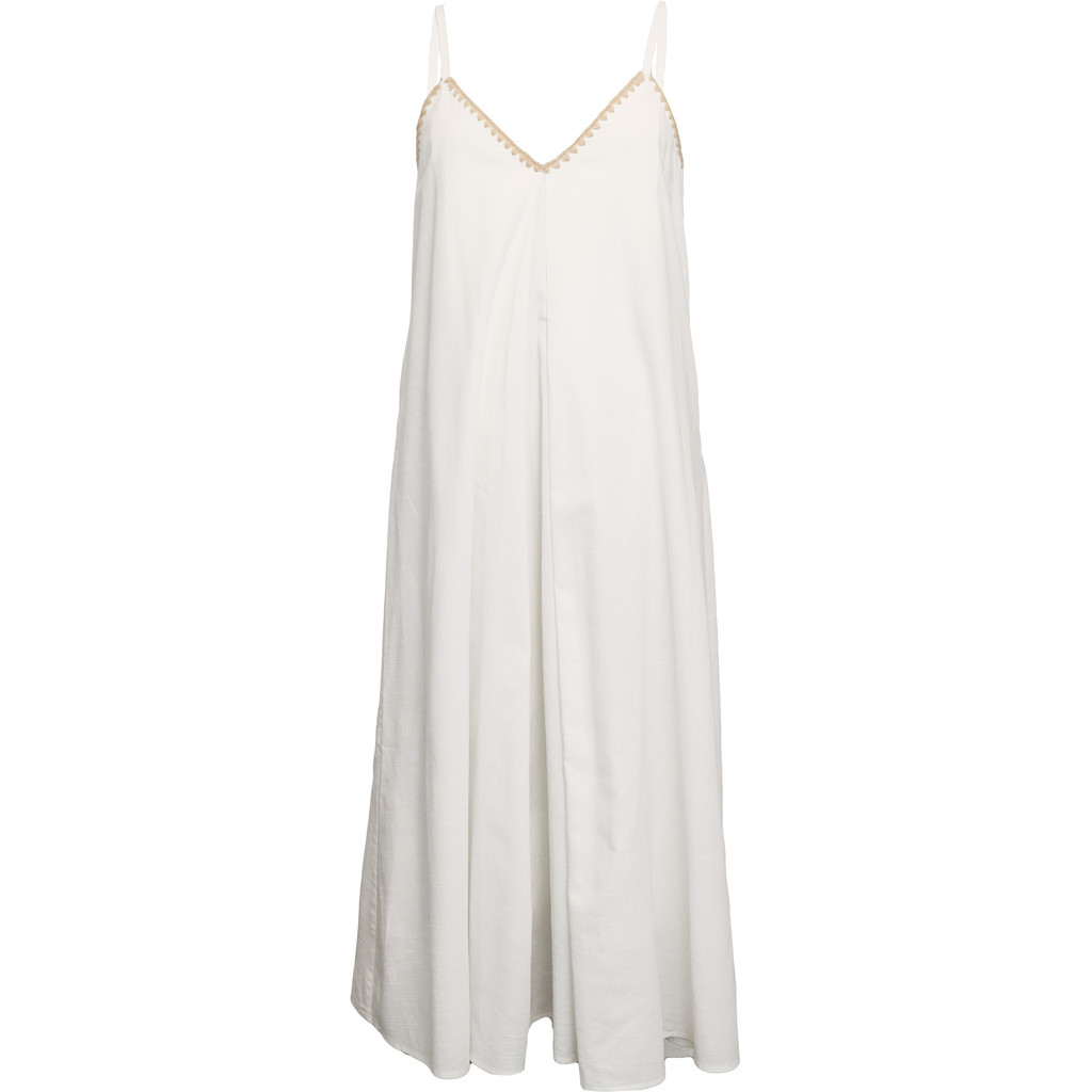 Bohemisk Maxiklänning med Spetsdetaljer - Beckie Strap Dress