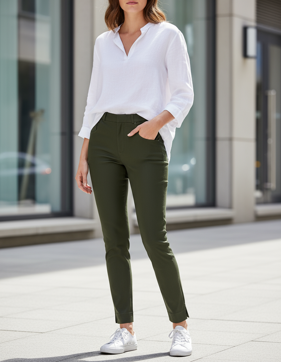 FQSOLVEJ-ANKLE-PA-COOPER - Kombu green