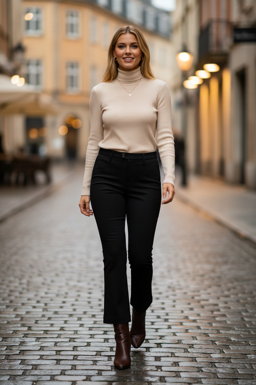 IVY Alice Cropped Flare Pant - Modell 2